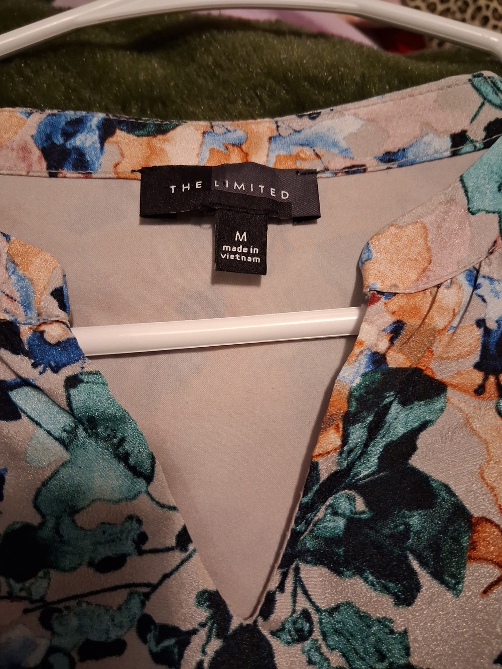 The Limited Floral Dress in Teal & Peach
